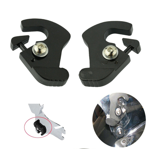 Detachable Rotary Sissy Bar Luggage Rack Docking Latch Clips Kit For Harley Sportster Softail Dyna Touring Models Motorycle ► Photo 1/5