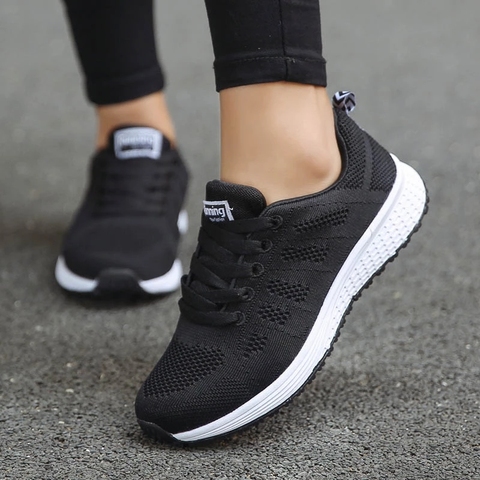 Sneakers Women Summer Flat Women Shoes Breathable Light Woman Sneaker Outdoor Vulcanize Shoes Large Size Ladies Casual Shoes ► Photo 1/6