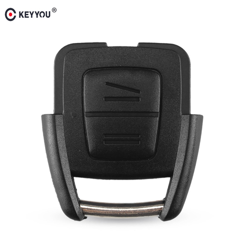 KEYYOU 2 Buttons Remote Car Key Shell for Vauxhall Opel Astra Zafira Omega Vectra No Chip Uncut Blade Car Key Case Fob Car Cover ► Photo 1/5