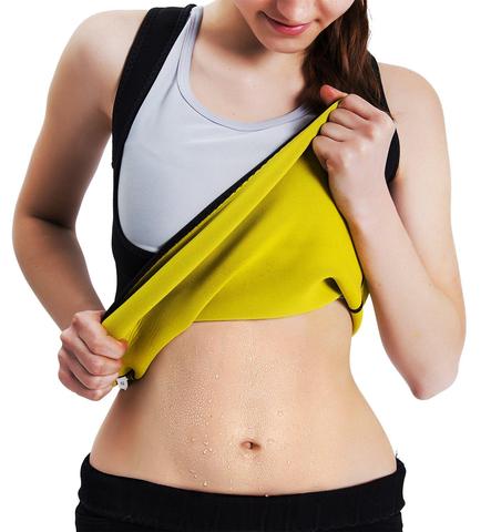 S-5XL Women's Body Shaper Slimming Waist Slim Vest Tummy Fat Burnning Tank Top Neoprene Shapewear for Weight Loss Sweat Workout ► Photo 1/6