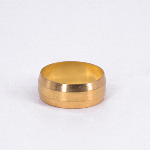 8 10 12 15 16 19 20 22 25 28mm Oil Ferrule Hole For Compression Union Fitting Water Gas Oil Assembly Sleeve Ferrule Ring Brass ► Photo 1/6