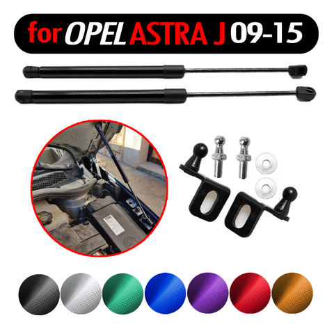 HOOD DAMPER Gas Strut Lift Support for Opel Astra J Vauxhall MK6 GTC 2009-2015 Front Hood Bonnet Modify Gas Springs Shock Damper ► Photo 1/6