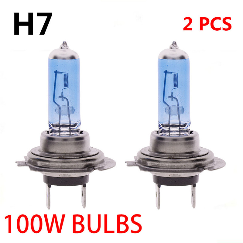 2Pcs H7 12V 6000K 100W Low Consumption High Bright Ultra Long Lifespan  Durable Gas Headlight White Car Light Lamp Bulbs#265731 - Price history &  Review, AliExpress Seller - Agsmotor Store