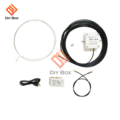 MLA-30+ (plus) 0.5-30MHz Ring Active Receive Antenna Low Noise Medium Short Wave SDR Loop Antenna Short Wave Radio Antenna diy ► Photo 1/3