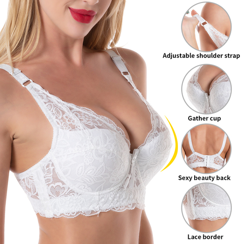 Large Size Bras Abc Cup For Women Wireless Non Bra Ladies Sexy 3