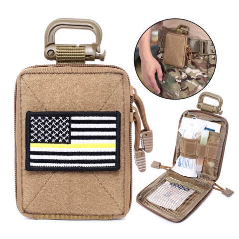 Tactical Molle EDC Pouch Range Bag Medical Organizer Pouch Military Wallet Small Bag Outdoor Hunting Accessories Vest Equipment ► Photo 1/6