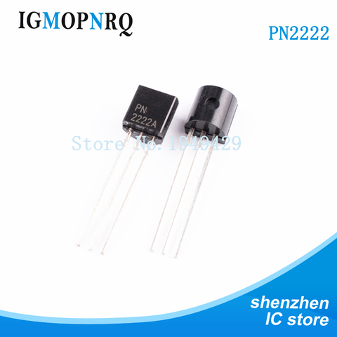 20pcs PN2222A TO-92 PN2222 Bipolar junction transistor (BJT) NPN Gen Pur SW New original free shipping ► Photo 1/1