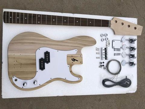 New project electric P bass guitar kit with sycamore body ► Photo 1/2