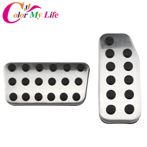 Color My Life Stainless Steel Car Styling Car Pedals Car Pedal Protection Cover for Honda Fit Jazz 2011 - 2022 Parts Accessories ► Photo 1/5