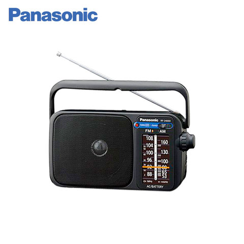 Panasonic Radio RF-2400DEE-K Portable FM/AM telescopic antenna digital tuner with AFC column speaker ► Photo 1/3