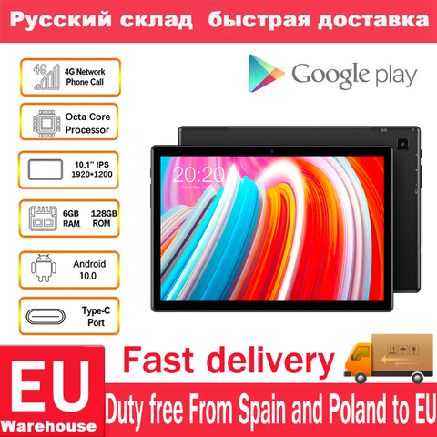 Teclast M40  Android 10.0 4G Network Phone Tablets 10.1inch Octa Core Dual 1920 x 1200  6GB RAM 128GB ROM T618 GPS Tablet PC ► Photo 1/6