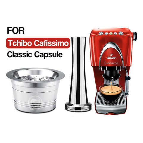 ICafilas Stainless Steel Refillable Reusable Coffee Capsule Cafeteira Filter for Caffitaly & Tchibo Cafissimo Classic Machine ► Photo 1/6