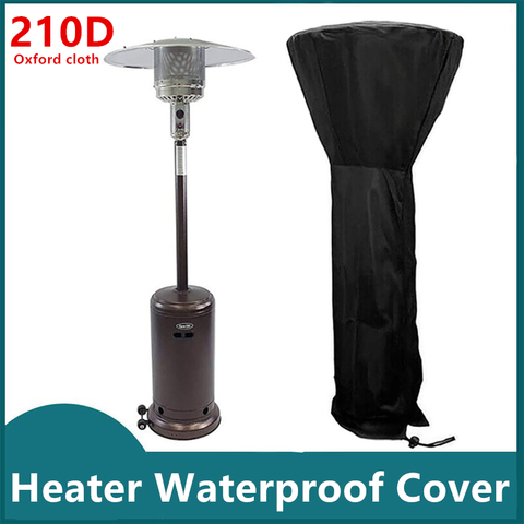 Heater Cover Outdoor Umbrella Type Patio Heater Cover 210D Oxford Cloth Dustproof Waterproof Cover Courtyard Heater Rain Cover ► Photo 1/1