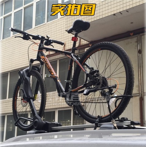 For big Tube Tire LEVO Bike Bicycle Rack Fix Roof-Top Bike Car SUV Racks Carrier Quick Install Bike Roof Rack MTB Bike Accessory ► Photo 1/5