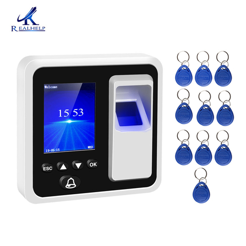 Realhelp Time attendance system 3000Users IP Based Office Compact and  RFID Reader Fingerprint biometric attendance system ► Photo 1/1