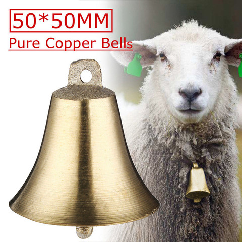 1 Pc Cow Horse Sheep Grazing Copper Bells Large Thickened Cattle Sheep Antique Bells Animal Prevent The Loss Zinc Alloy Bells ► Photo 1/6
