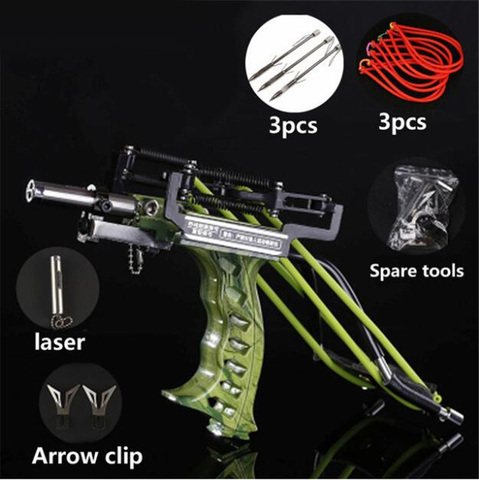 Professional Catapult Full Set Fishing Slingshot Arrow Laser Slingshot Powerful Fishing Catapult super strong Slingshot Hunting ► Photo 1/5