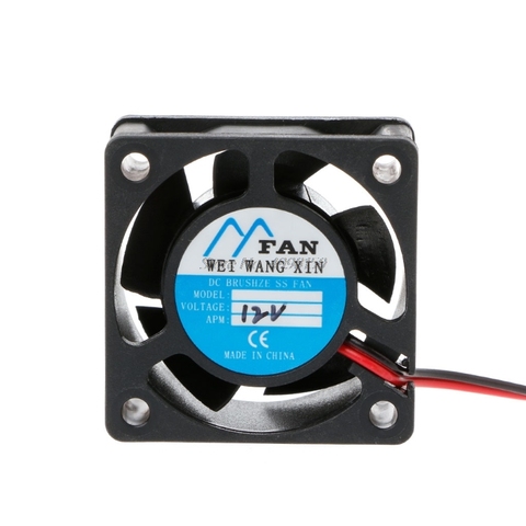 DC 12V 2-Pin 5 Blade Cooler Brushless Mini Cooling Fan 4020 Wholesale dropshipping ► Photo 1/6