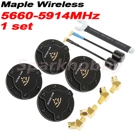 1 Set Maple wireless DJI Digital Goggle RC Long distance antenna kit 5660-5914MHz Frequency for RC FPV racing drone DIY parts ► Photo 1/6