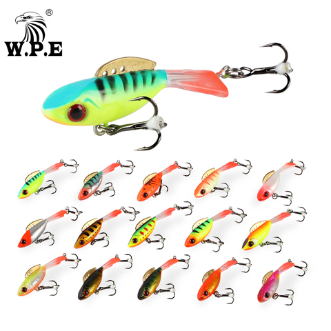 W.P.E Ice Winter Fishing Lure 1pcs 46mm/55mm 15color Hard Lure Balancer Fishing Tackle Lead Jigging Artificial Bait for Ice ► Photo 1/6