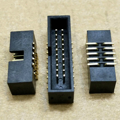 10Pcs SMT 1.27mm Pitch DC3 Male IDC Connector FC cable socket 8P 10P 12P 14P 16P 20P 26P 30P 34P 40P 50P 60P ► Photo 1/5