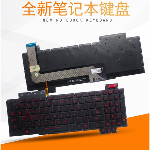 US Backlit laptop keyboard for ASUS ROG FX63 FX63V FX503VM FX503VD ZX63VE FZ63V GL503VS ► Photo 1/3