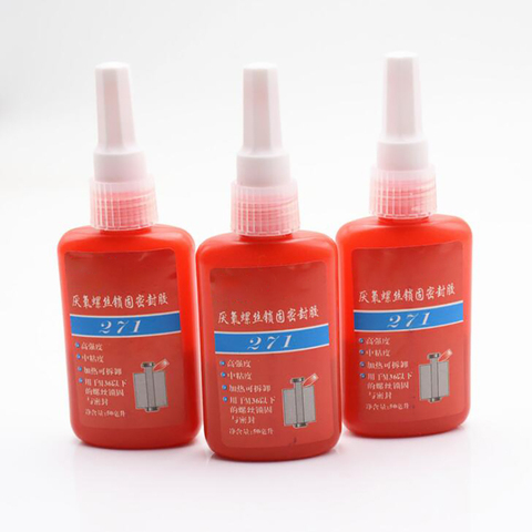 High Strength Anaerobic Threadlocker, 50 ml Bottle, Medium Viscosity, Removable Anaerobic Threadlocker Thread Sealant ► Photo 1/4