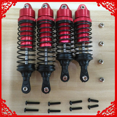 2/4 pcs/set alloy front rear shock absorber damper oil fill type 5862 rc model car 1/10 for Traxxas Slash 2WD short course parts ► Photo 1/6