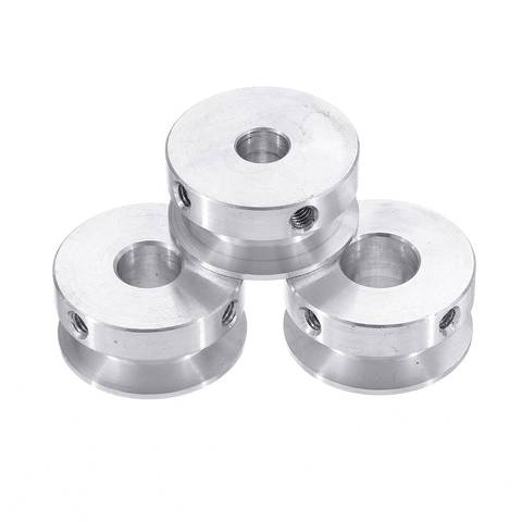 30mm Aluminum Alloy Single Groove Pulley 4-16mm Fixed Bore Pulley Wheel for Motor Shaft 6mm Belt ► Photo 1/6