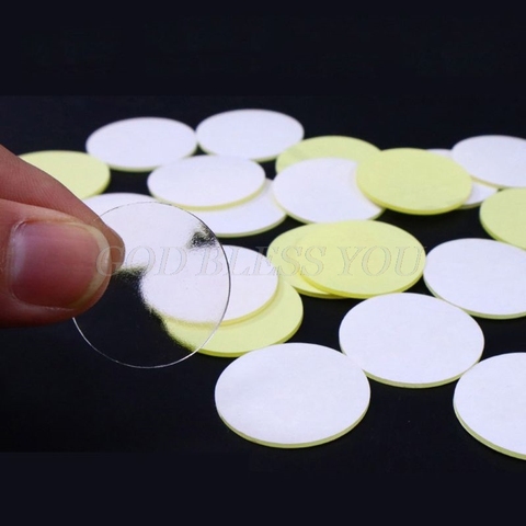 100Pcs Clear Invisible Balloon Glue Points Double Sided Adhesive Dots Stickers Drop Shipping ► Photo 1/6