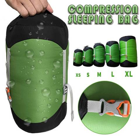 5 sizes Outdoor Sleeping Bag Pack Compression Stuff Sack Compression Sleeping Bag Storage Carry Bag Sleeping Bag Accessories ► Photo 1/6