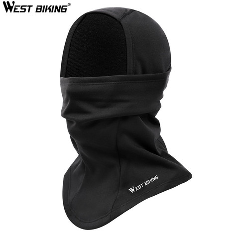 WEST BIKING Winter Cycling Face Mask Cap Thermal Fleece Bike Mask Ski Snowboard Shield Hat Balaclava Hood Full Face Mask ► Photo 1/6