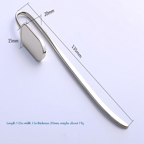 Zinc Alloy Bookmark Creactive Swan Neck Oval Metal Book Marker Hanger Clip Reading Page Holder Stationery Office Supply Gift ► Photo 1/5