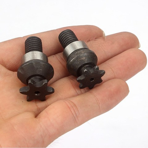 2PCS/LOT Front Sprocket Driving Wheel Pinion Gear 6T T8F 7T 25H for 2 Stroke 49cc Mini Moto Gearbox ► Photo 1/1