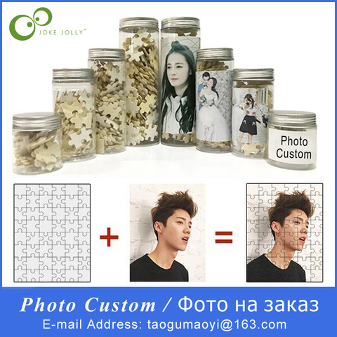 Photo Custom Wooden Personalized Jigsaw Puzzle Tube Puzzle Picture DIY Toys for Adults Decoration Collectiable Gift GYH ► Photo 1/6