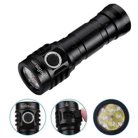 Sofirn IF25A BLF Anduril Powerful USB C Rechargeable LED flashlight 21700 Lamp 4000lm 4*SST20 LED ► Photo 1/6