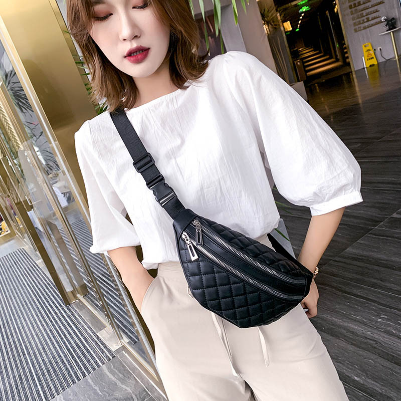 Plaid Waist Bag Female Oxford Waterproof Belt Bags Designer Crossbody Chest  Bag Fashion Fanny Pack Banana Hip Purse - Temu