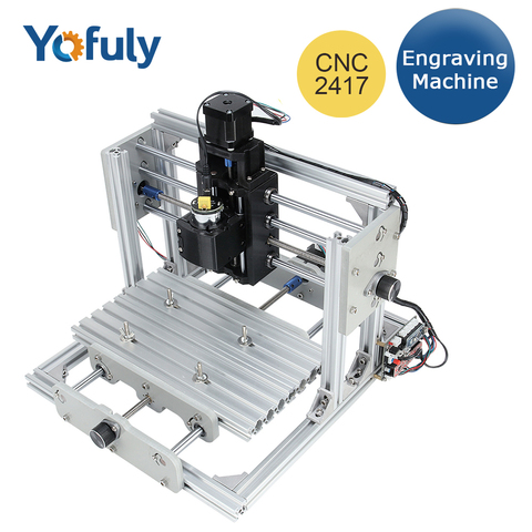 CNC 2417 DIY CNC Engraving Machine 3axis Mini Pcb Pvc Milling Machine Metal Wood Carving Machine Cnc Router GRBL Control ► Photo 1/6