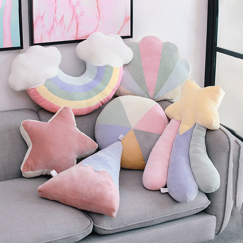 Creative Pillow Cartoon Star Cloud Moon Pillow Home Decorative Cushion Adult Children Gift Soft Plush Toys For Baby Window Decor ► Photo 1/5