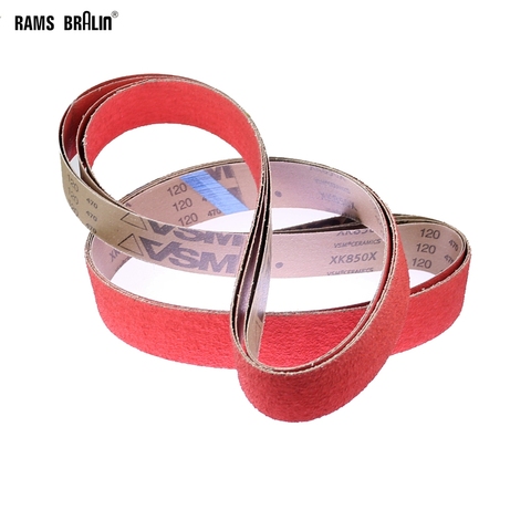 XK850X  2000x50mm Ceramic Abrasive Sanding Belts for Superhard Steel Grinding ► Photo 1/6