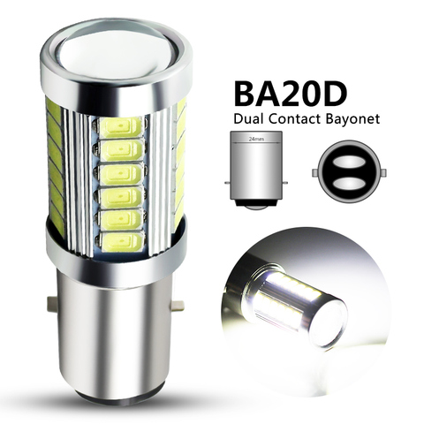 1x H6 BA20D LED Motorcycle Headlight Bulb Hi/Lo Beam Motorbike BA20D Led Scooter ATV Light H6 Motor Light Headlamp DRL Lights ► Photo 1/5