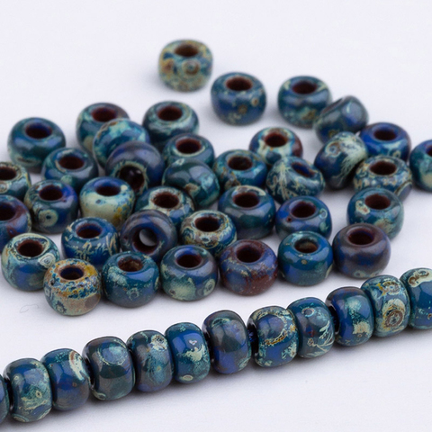 Taidian Miyuki Picasso Beads For Necklace Jewelry Finding 2.0MM 5 Gram/lot About 500 Pieces Picasso Perles ► Photo 1/5