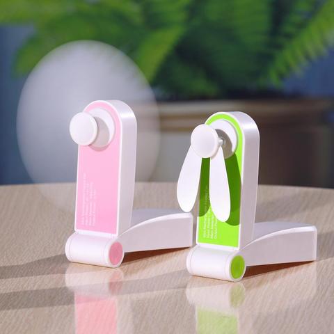 portable mini fan Handheld Personal USB Rechargeable Fans Pocket Foldable Adjustable Wind Speed Fan for Home Office Travel ► Photo 1/6