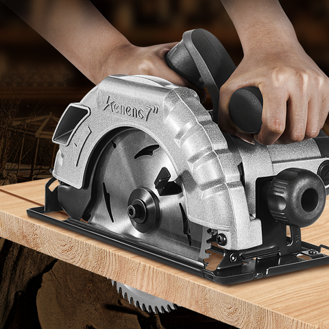 Woodworking circular saw 7 inch portable electric saw cutting machine home wood chipper can be flipped ► Photo 1/5