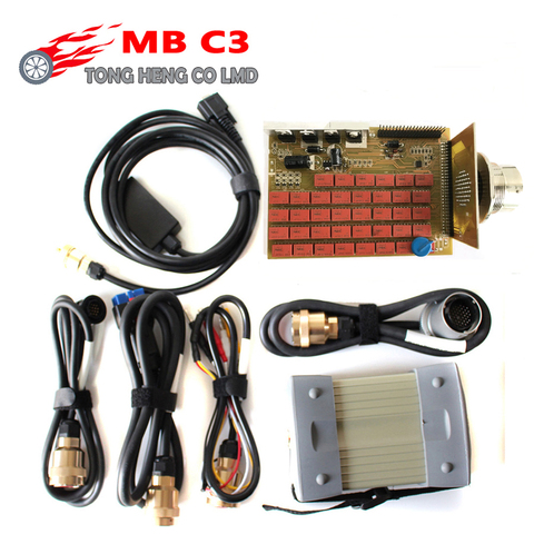 Best Quality MB Star C3 Full Chip Support 12V & 24V MB C3 Star Diagnosis Tool MB Star C3 Multiplexer Tester ► Photo 1/6