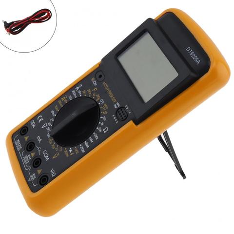 DT9205  Professional Digital Multimeter Electric Handheld Ammeter Voltmeter Resistance Capacitance hFE Tester AC DC LCD ► Photo 1/6