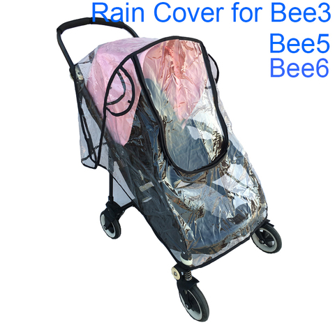 Bugaboo Bee 5 Raincoat Baby Stroller Accessories Rain Cover Waterproof Cover for Bugaboo Bee 3  Bee3 Bee5 Safety EVA Material ► Photo 1/6