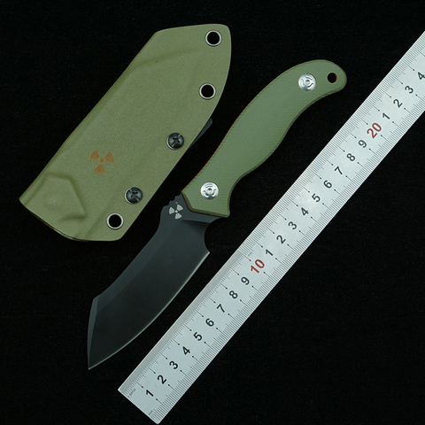 LEMIFSHE JR4110 fixed knife DC53 steel G10 handle outdoor camping survival kitchen fruit knife EDC tool knife collection gift ► Photo 1/6