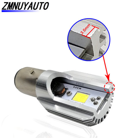 H4 H6 BA20D Led Motorcycle Headlight Bulb COB Led 1200LM Hi Lo Lamp Scooter ATV Moto Accessories Fog Lights 6000K White ► Photo 1/6