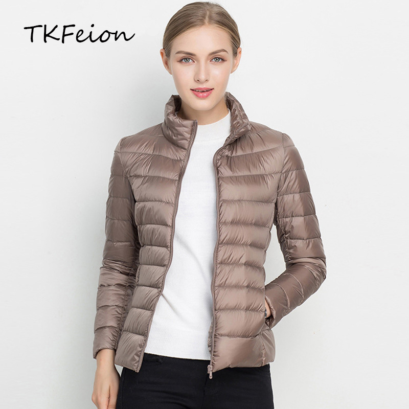 ladies thin padded jacket